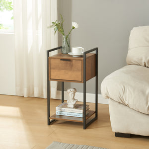 Satsbord Namsskogan 62x33x32cm valnötslook [en.casa] - premiumXL