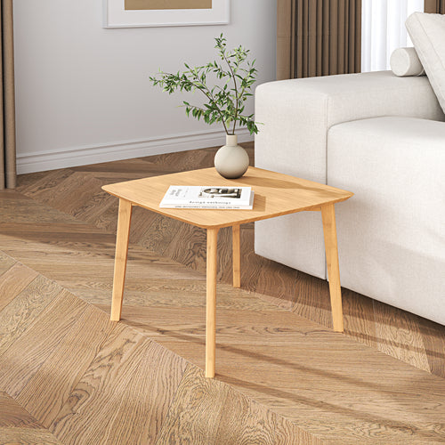 Sidobord Haad 45x50x50 cm Bambus Natur [en.casa]