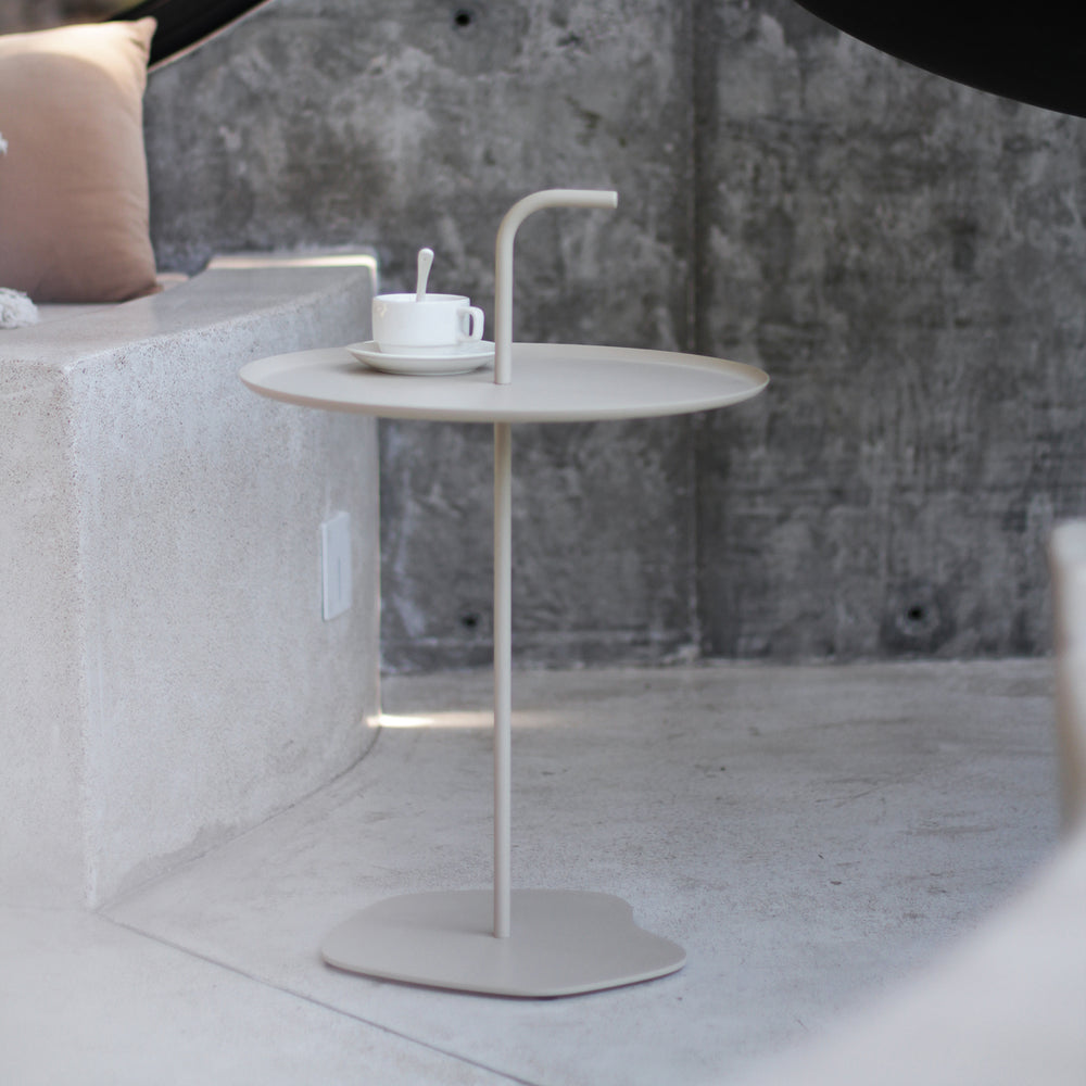 Utomhus metallbord Calimera 56,5 x Ø 38 cm [casa.pro]