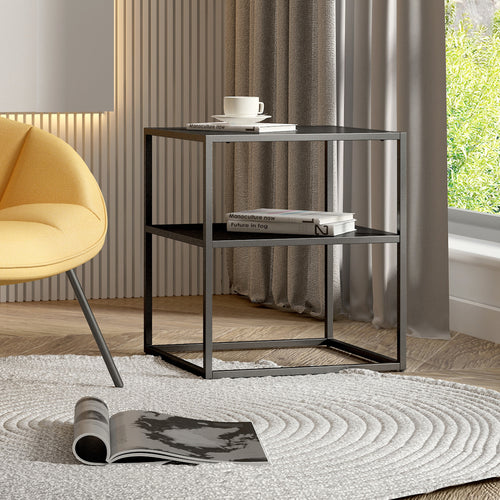 Sidobord Raahe med hylla i olika färger [en.casa] - premiumXL