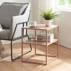 Sidobord Raahe med hylla i olika färger [en.casa] - premiumXL