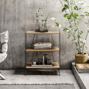 Bamble sidobord med hårnålsben 46x30x76cm i olika färger [en.casa]