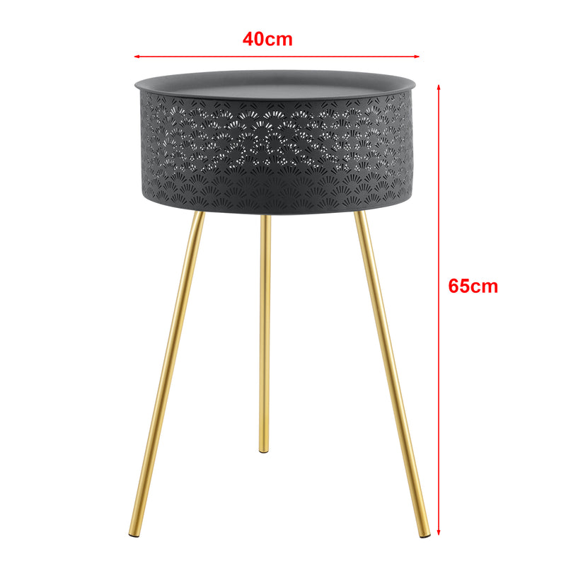 Måttskiss Soffbord Forshaga metall [en.casa]® välj modell