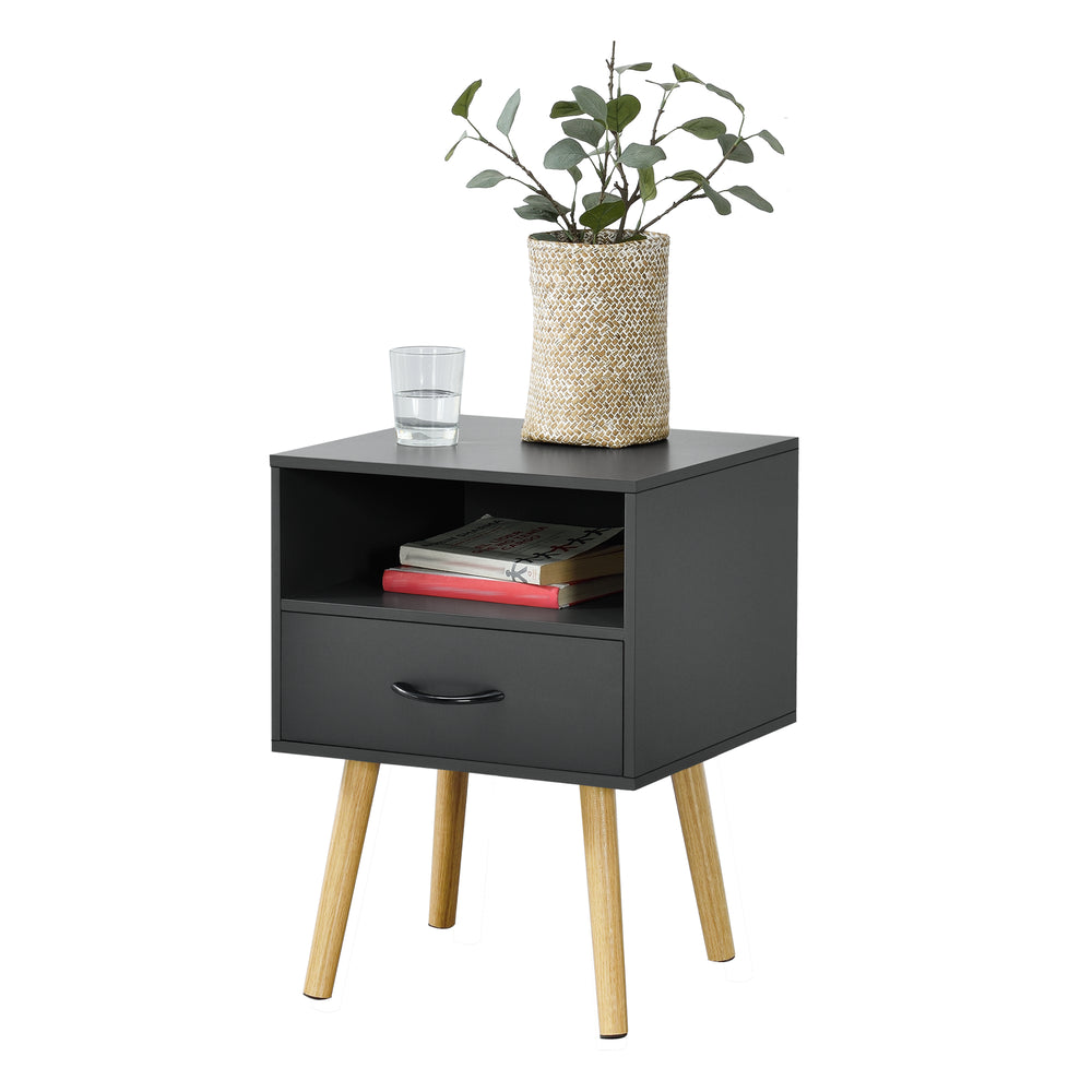 Sängbord Gävle set om 2 [en.casa]