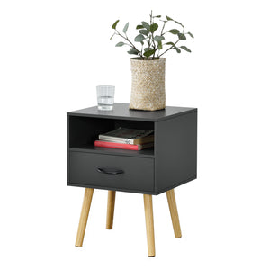 Sängbord Gävle set om 2 [en.casa]