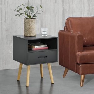 Sängbord Gävle med låda 57x42x40cm [en.casa] välj modell