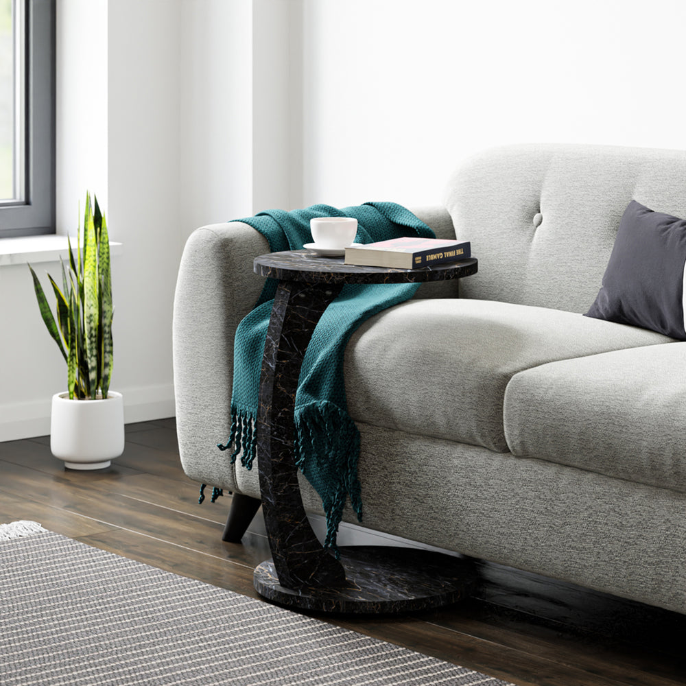 Satsbord Holeby 56 x Ø 38 cm [en.casa] - premiumXL