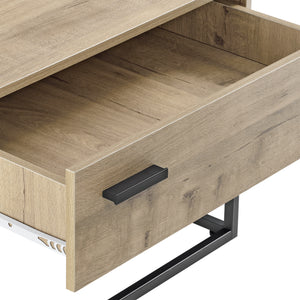 Sidobord Hylte metall 39x55x40 cm [en.casa]