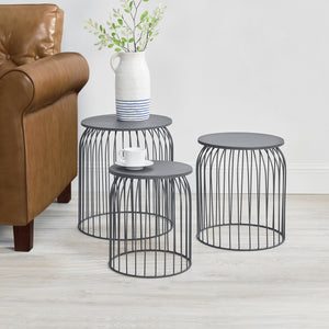 Soffbord set om 3 [en.casa] välj modell