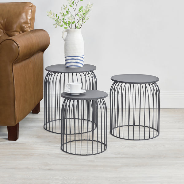 Soffbord set om 3 [en.casa] välj modell
