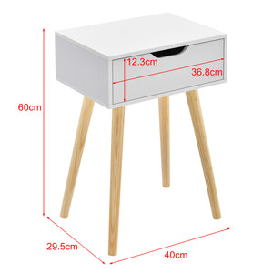 Sidobord Östersund sängbord med låda 60x40x29,5 cm [en.casa] välj modell