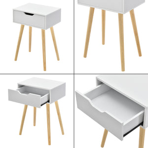 Sidobord Östersund sängbord med låda 60x40x29,5 cm [en.casa] välj modell