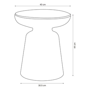 Sidobord Posio 44xØ40 cm [en.casa]