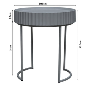 Sidobord Rill 46xØ40 cm [en.casa]