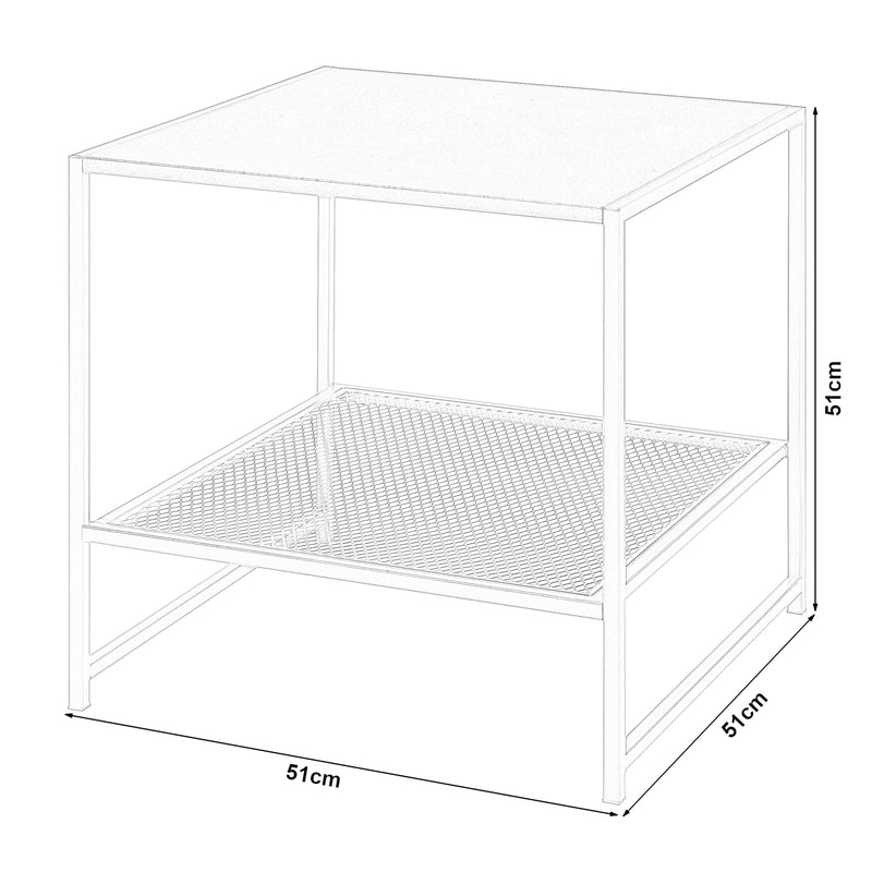 Måttskiss Sidobord från Ruokolahti [en.casa]