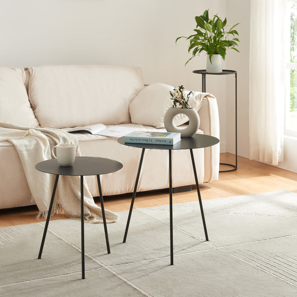 Sidobord Sula metall svart [en.casa] välj modell