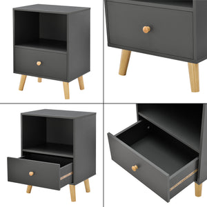 Sängbord Sundsvall med låda 54x40x30cm [en.casa] välj modell