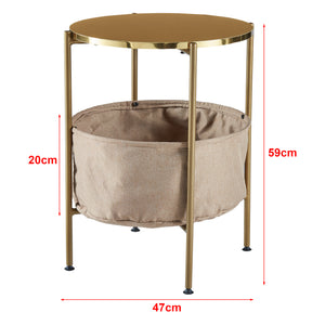 Sidobord Suonenjoki 59x47cm i olika färger [en.casa]