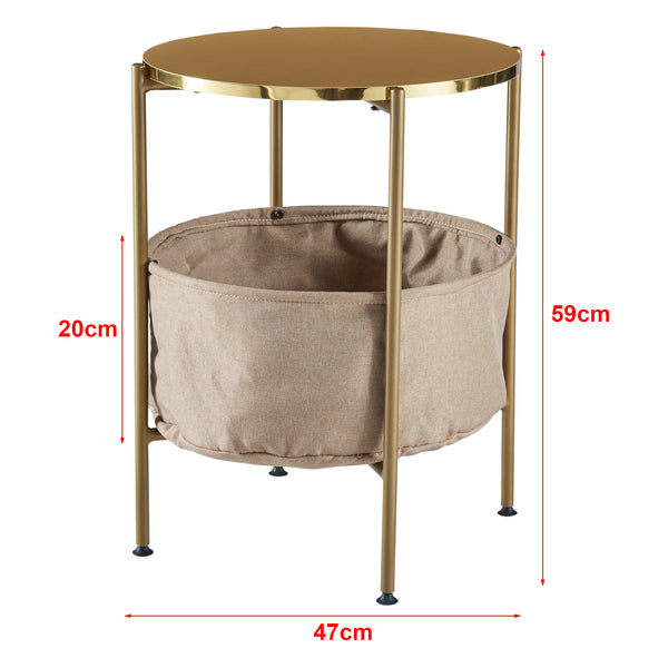 Sidobord Suonenjoki 59x47cm i olika färger [en.casa]