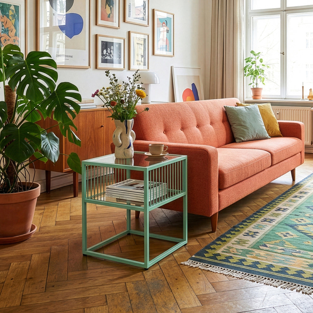 Sidobord Tronevn med glasskiva [en.casa]