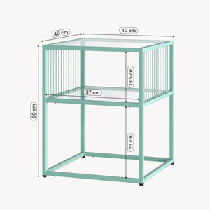 Sidobord Tronevn med glasskiva [en.casa]