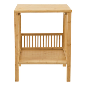 Sängbord Varde 50x38,5x33 cm bambu [en.casa]