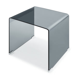 Sidobord Varlofrek Glas 50x50x50 cm [en.casa]