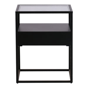 Vissenbjerg sidobord med låda i olika färger [en.casa]