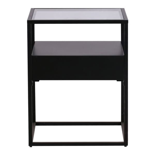 Vissenbjerg sidobord med låda i olika färger [en.casa]