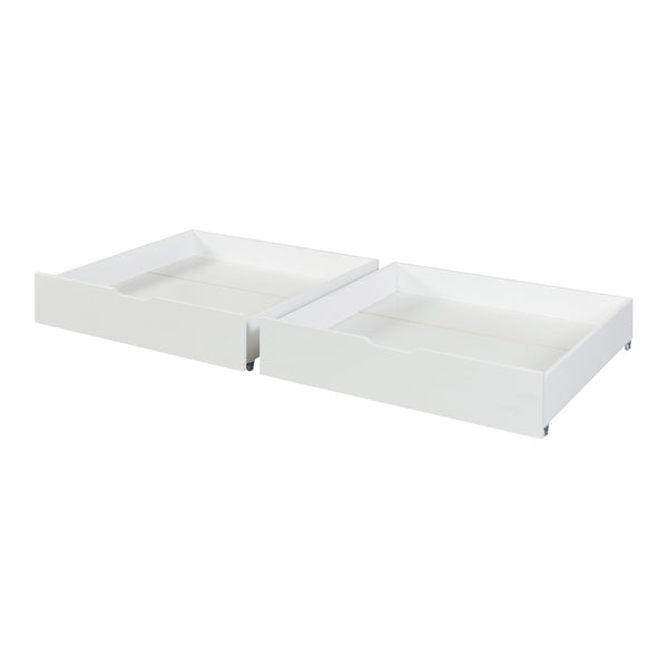 Sänglåda 2-pack Ydre Vit [en.casa]