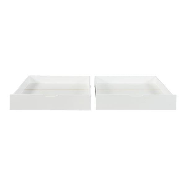 Sänglåda 2-pack Ydre Vit [en.casa]