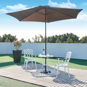 Bistroset Vena 3 delar Aluminiumgjutgods [casa.pro]