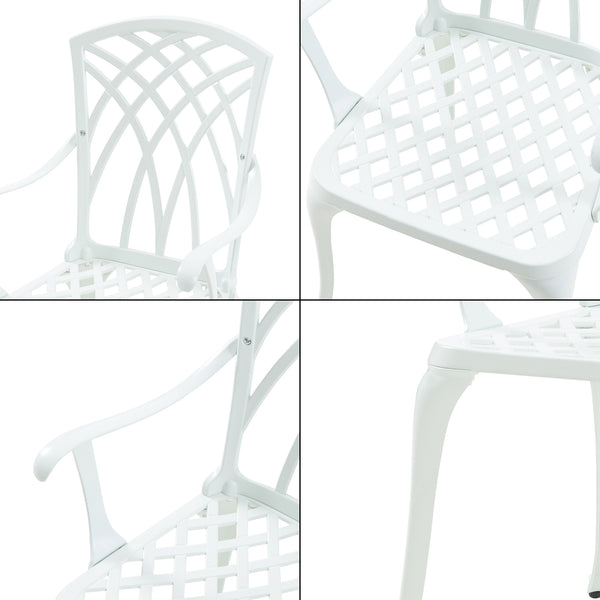 Bistroset Vena 3 delar Aluminiumgjutgods [casa.pro]