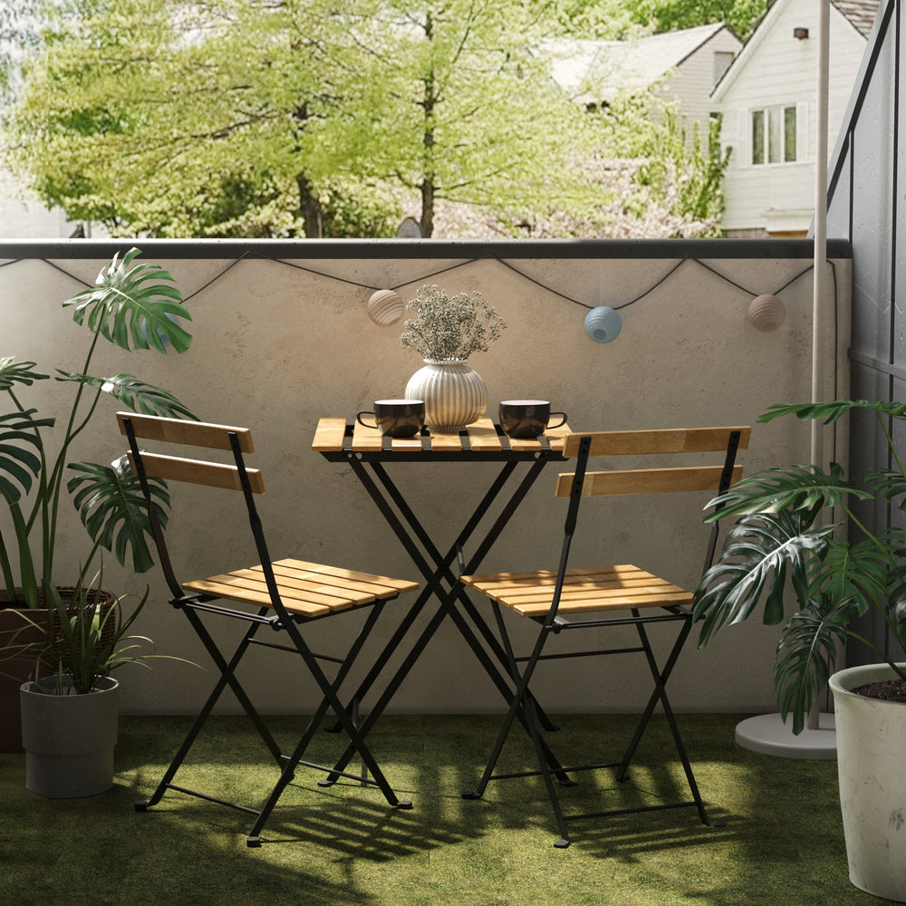 Bistroset Bovino 3 - delars Akaciaträ [casa.pro] - premiumXL