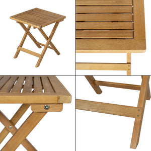 Trädgårdsset Capistrello hopfällbar eukalyptus [casa.pro]