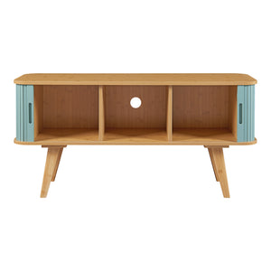 Tv-bänk Tysvær 120x40x58 cm natur [en.casa] 