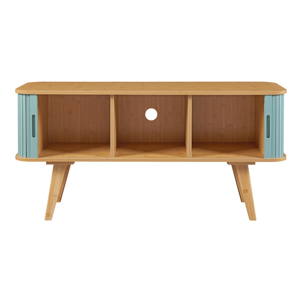 Tv-bänk Tysvær 120x40x58 cm natur [en.casa] 