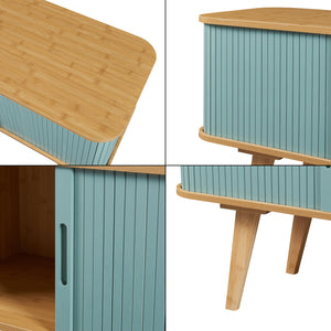 Tv-bänk Tysvær 120x40x58 cm natur [en.casa] 