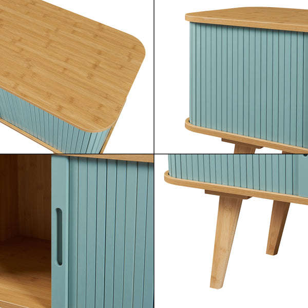 Tv-bänk Tysvær 120x40x58 cm natur [en.casa] 