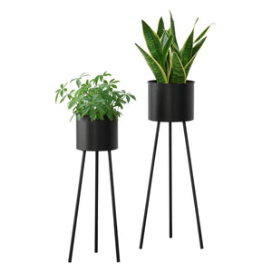 Blomsterställ Dalhem 2-pack Svart en.casa - premiumXL