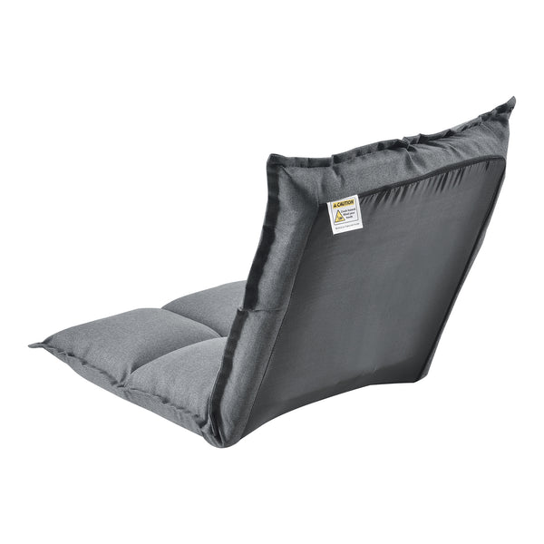 Golvstol justerbar 5 positioner 110x55x11cm metall underrede [en.casa] välj modell