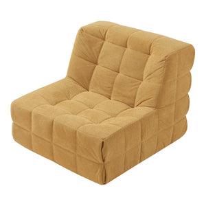 Golvpall Koskyvn 75x90x100 cm textil [en.casa]