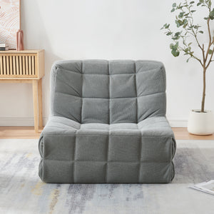Golvpall Koskyvn 75x90x100 cm textil [en.casa]