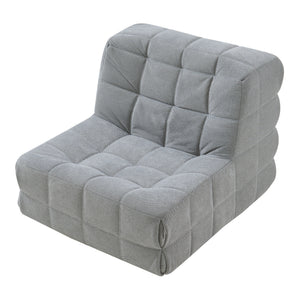 Golvpall Koskyvn 75x90x100 cm textil [en.casa]