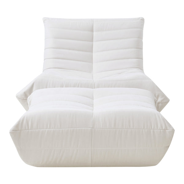 Golvsessel med fotpall Kodsø 75x90x100 cm [en.casa]