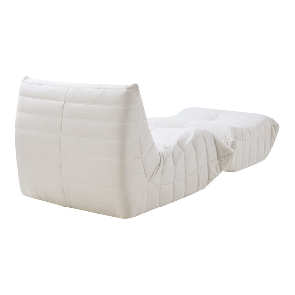 Golvsessel med fotpall Kodsø 75x90x100 cm [en.casa]