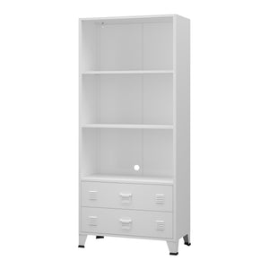 Bokhylla Hammarland med 2 lådor 180x80x40 cm [en.casa] välj modell