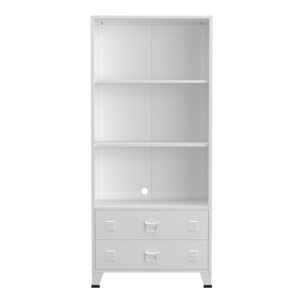 Bokhylla Hammarland med 2 lådor 180x80x40 cm [en.casa] välj modell