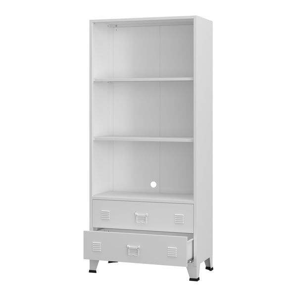 Bokhylla Hammarland med 2 lådor 180x80x40 cm [en.casa] välj modell