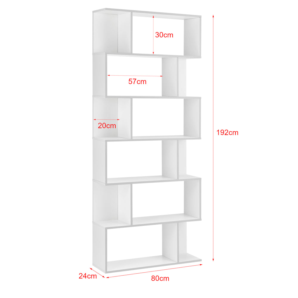 Bokhylla Borrby 192x80x24 cm i olika färger en.casa - premiumXL